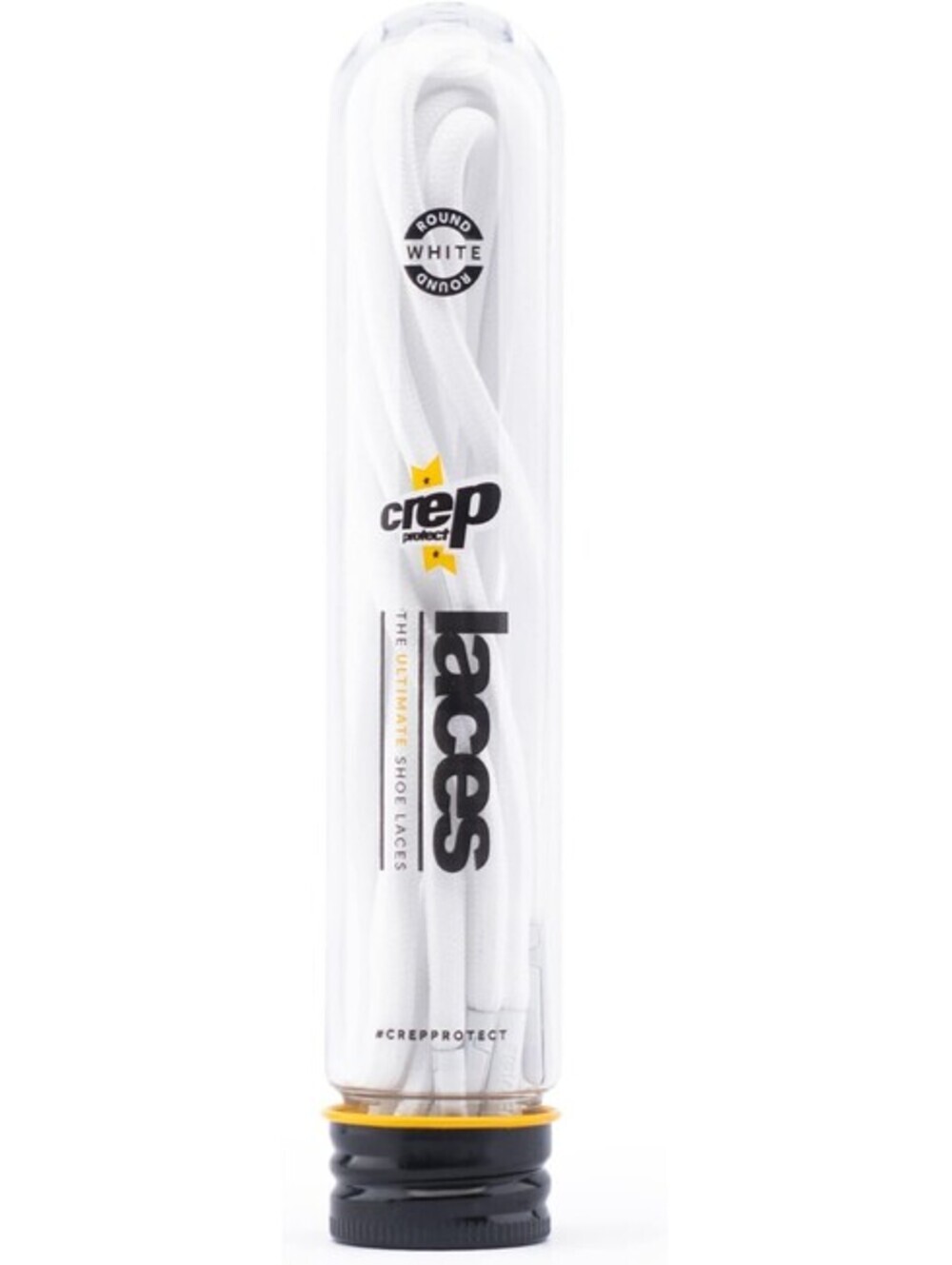 Crep Protect Pre-Treated Liquid & Stain Repel 135 Cm Shoe Round Laces White